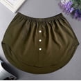 thumbnail image 2 of Diufon Shirt Extender for Women Adjustable Removable Layered Hem Shirt Half Length Underskirt with Buttons, 2 of 3