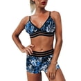 thumbnail image 3 of Xmyrz Women Swimsuits Sets 2 Piece Stylish Cute Bikini Lightweight Surfing Print Softable Bathing Suits Classic Tankinis, 3 of 9