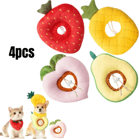 Adjustable Cotton Dog Cone Collar for Small Medium Large Dogs for After Surgery, Pet Inflatable Neck Collar Soft Protective Recovery Cone for Dogs and Cats