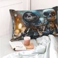 thumbnail image 4 of Sikiie Cute Skeletons Figurines Pillow Covers, Throw Pillow Case Cushion Covers,Cushion for Bedroom,Couch,Home-14"x20", 4 of 6