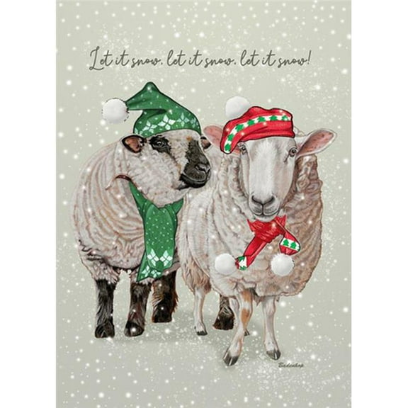 Sheep Cheviot & Hampshire Boxed Christmas Cards - Set of 10
