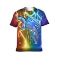 thumbnail image 6 of Wings of Fire T-Shirts for Men Women, Funny Novelty Tee for Adults, Fashion 3D Print Short Sleeve, Unisex Casual Crew Neck Tee, 6 of 8