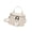 White, variant on Women Box Bag PU Leather Messengers Bag Trendy Shoulder Bag Color Handbag Purse All-Matching Crossbody Bag