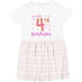 thumbnail image 3 of Inktastic It's My Fourth Birthday Girls Toddler Dress, 3 of 5