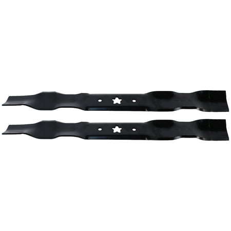 2 USA Mower Blades® Mulching for AYP 24676, 422719, 424752, 531005085, 42" Deck