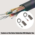 thumbnail image 2 of AOOOWER ABS External Sound Card For Headsets Microphone Quick Setups 3.5mm Soundcard Enhanced Audios Clear Voice Communication, 2 of 8