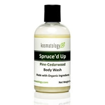 kosmatology® Spruce’d Up® Organic Body Wash | Moisturizing Body Cleanse | Nourishing, Clean Ingredients, Infused with Pine, Cedarwood and Cinnamon Essential Oils | 8 fl oz