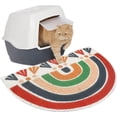 thumbnail image 1 of Alfombrilla para caja de arena para gatos extra grande de 60x40 cm, 1 of 4