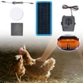 thumbnail image 7 of Solar Heater for Chicken Coop, 30W Greenhouse & Pet House Warming Panel with Overheat Protection, Portable Thermal Unit for Chicken Coops, Car Interior and Outdoor Winter Use, 7 of 7