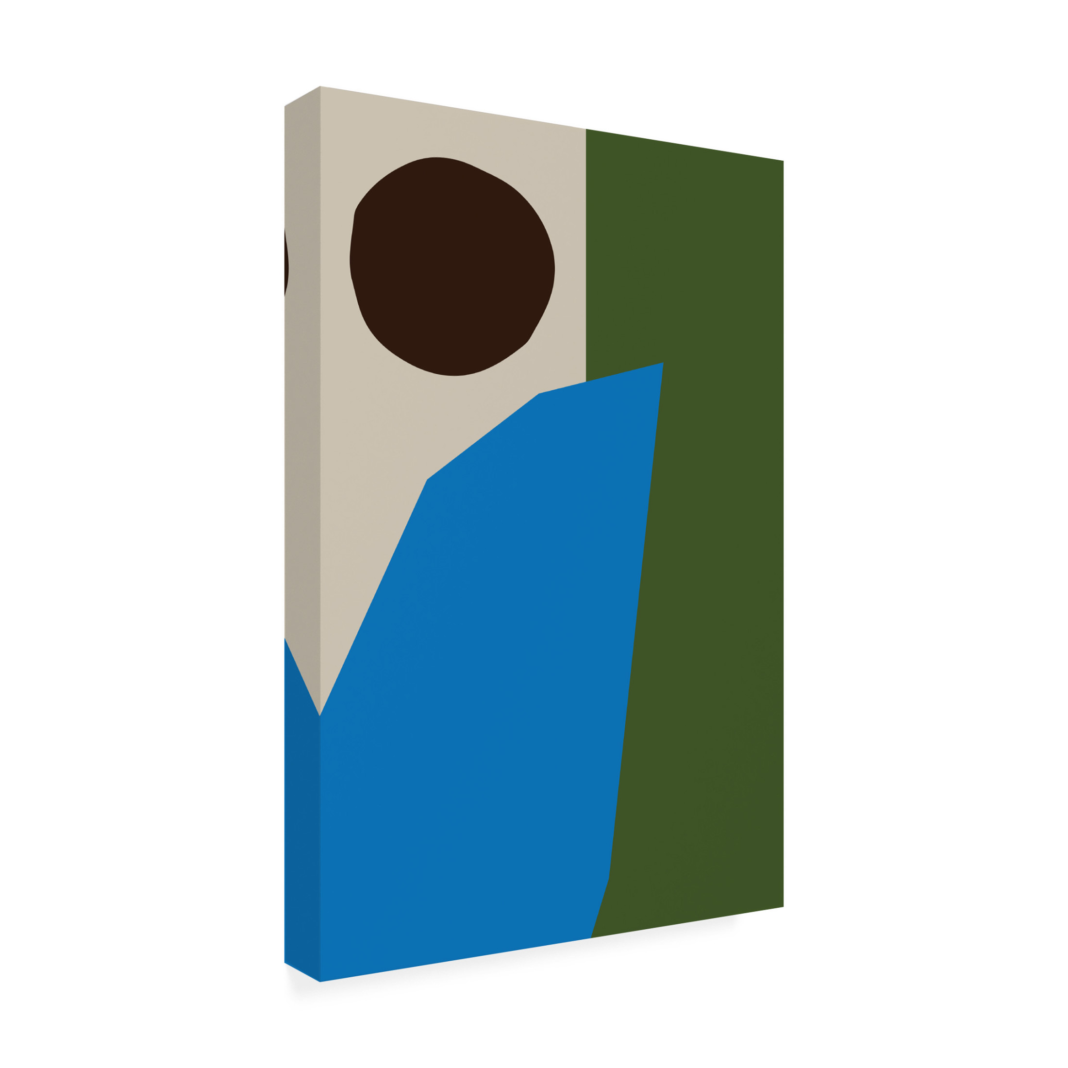 Canvas Wall Art - Pictufy Studio 'Color Blocks 04' Wall Art for Living Room, Bedroom, or Office Décor by Trademark Fine Art - 22 x 32 Inches