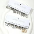 thumbnail image 6 of 12 Pairs Of Heart-Shaped Pearl Lock Snake Butterfly Personalized Earring Set, 6 of 7