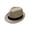 Beige, variant on Sunisery New Classic Straw Fedora Hat Mens Women Wide Brim Panama Hat Summer Dress Hat