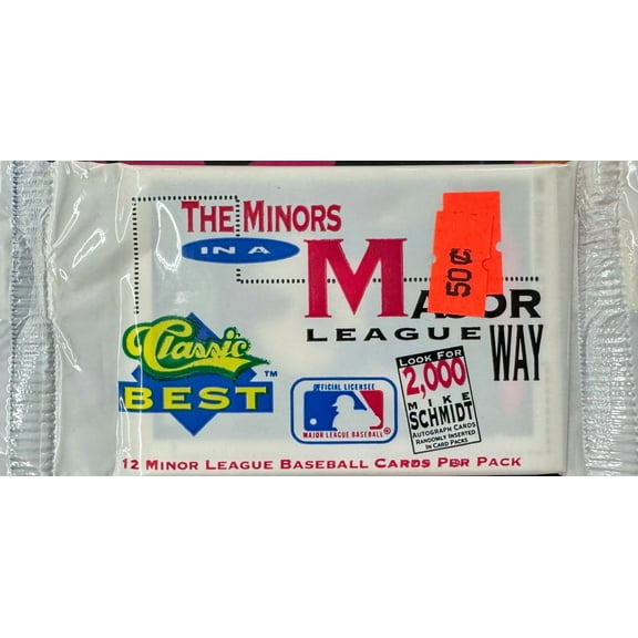 1991 Classic Best The Minors Baseball Pack