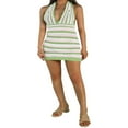 thumbnail image 2 of Robe Tricotée pour Femmes Col en V Sans Manches, 2 of 9