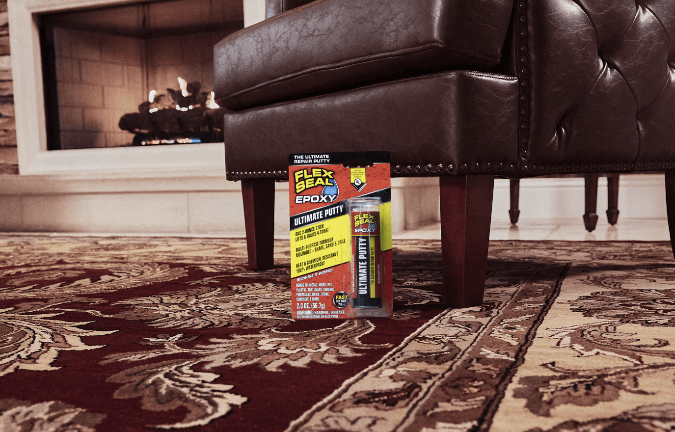 Flex Seal Epoxy Ultimate Putty Dark Gray 2.0 oz