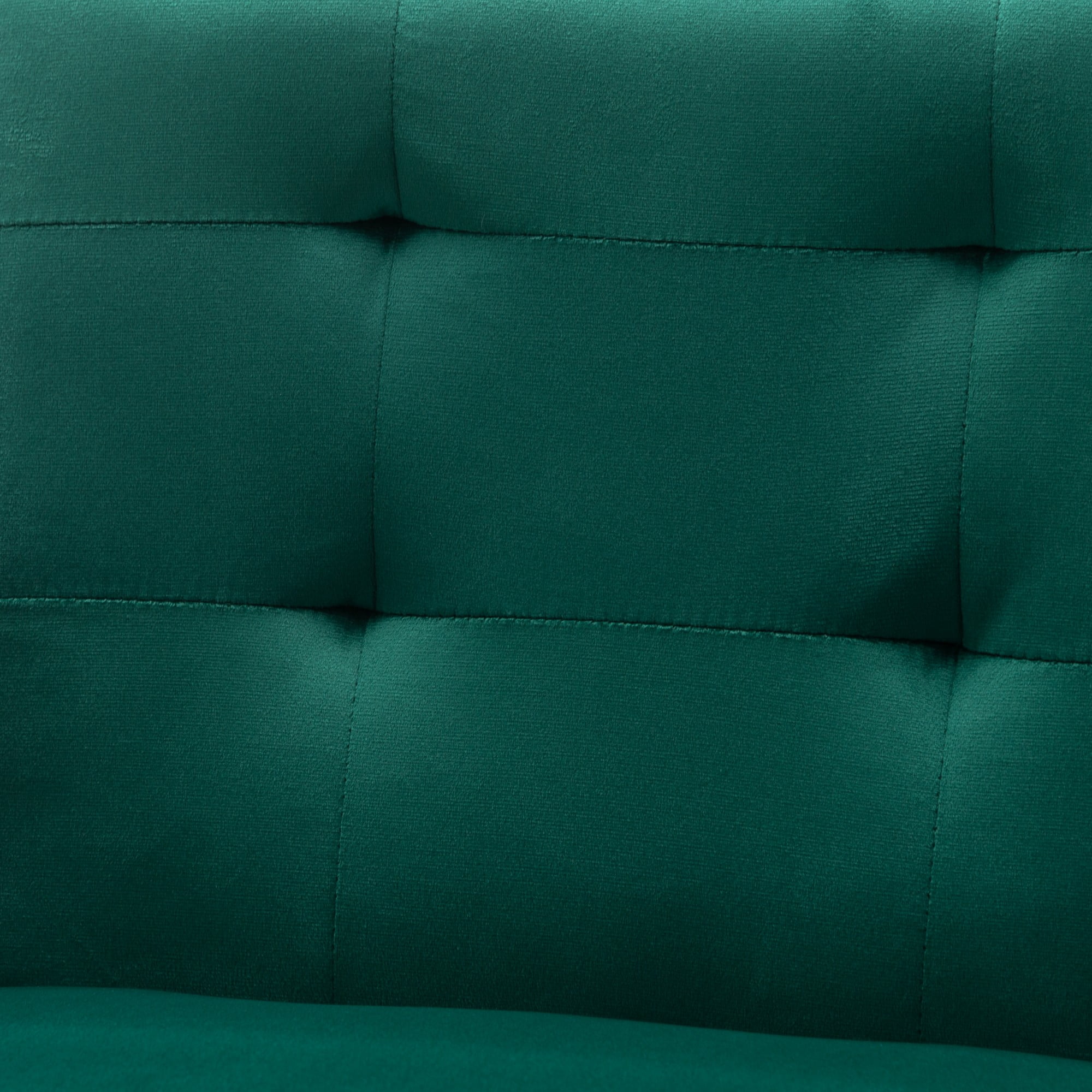 Gewnee 25.39 inch Wood Frame Upholstered Armchair,High Density Sponge Seat Cushion with Anti-Slip Foot Pads,Suitable for Living Room,Bedroom and Office.Green