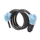 thumbnail image 3 of Candado de cable para bicicleta con contraseña a voluntad, accesorios de regalo, candado de cable con combinación Azul, 3 of 9