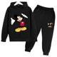 thumbnail image 2 of Sudadera con capucha y pantalones deportivos para niños y niñas de Disney Cartoon, conjunto de 2 piezas de moda de primavera y otoño, ropa deportiva para niños, 2 of 4