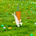 thumbnail image 4 of Easter Decorations Outdoor Yard Signs, White Bunny Signs with Stakes, Cute Rabbits Decor, Weather-resistaint Yard Lawn Garden Decor for Kids Family Home Outside Spring Easter Party, 4 of 4