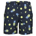 thumbnail image 2 of Men's Swim Shorts Trunks Volley Beach Print Pattern Ocean Current Polyester, 2 of 2