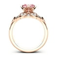 thumbnail image 4 of Pink Moissanite Engagement Ring, 4 of 4