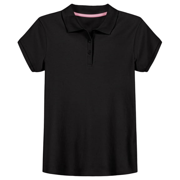 Camisa tipo Polo IZOD para Niñas Uniforme Escolar Negra Talla 7