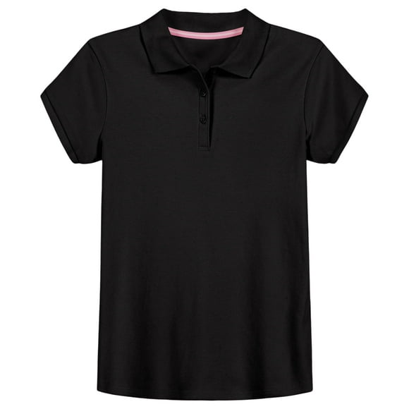 Camisa tipo Polo IZOD para Niñas Uniforme Escolar Negra Talla 7
