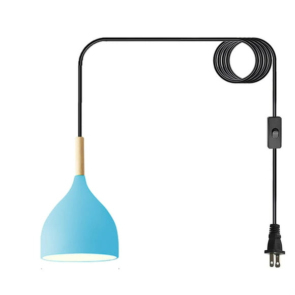 Corner Lights For Living Room Nordic Style Modern Minimalist Dining Room Kitchen Island Metal Blue Black Dining Room Light Fixture Hanging Lamp Plug In