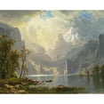thumbnail image 3 of Bierstadt, Albert 14x12 Black Modern Framed Museum Art Print Titled - In the Sierras, Lake Tahoe, 3 of 5