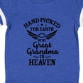 thumbnail image 3 of Inktastic Handpicked for Earth by My Great Grandma in Heaven Gift Baby Boy or Baby Girl Bodysuit, 3 of 4