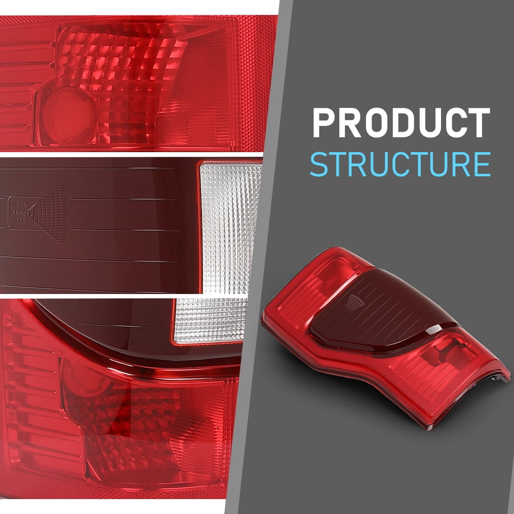 Pickup Driver w/ Blind Spot Tail Light LH Left Fit For 2020-2022 Ford Super Duty