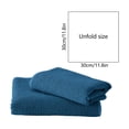 thumbnail image 4 of FEOLGEHLY Waffle Weave Kitchen Towels, 2 Pack Ultra Soft Absorbent Dish Towels, Quick Drying Cleaning Towels, 12x12 inch, Blue, 4 of 7