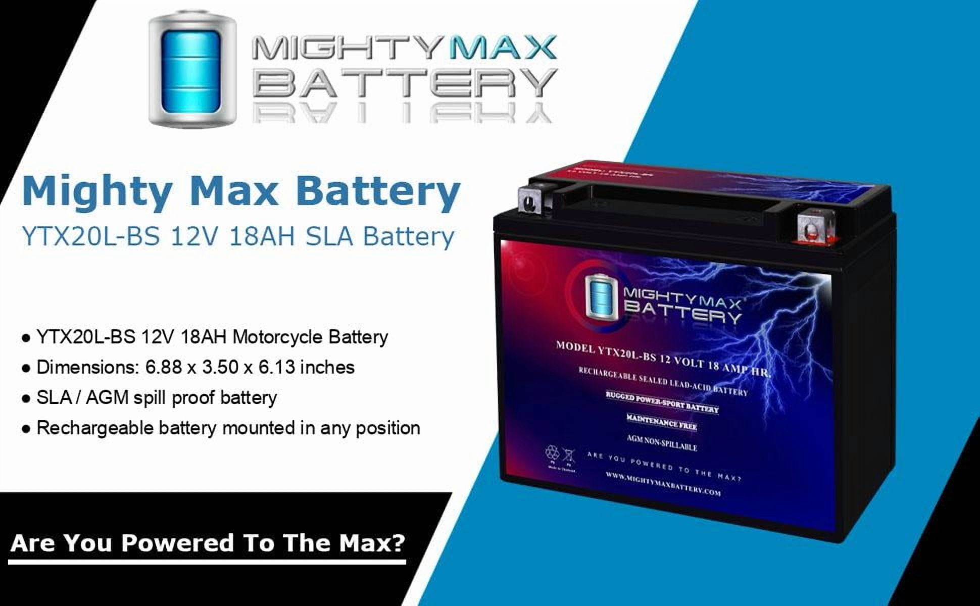 YTX20L-BS Replacement Battery for Kawasaki 800 Teryx All Models 14