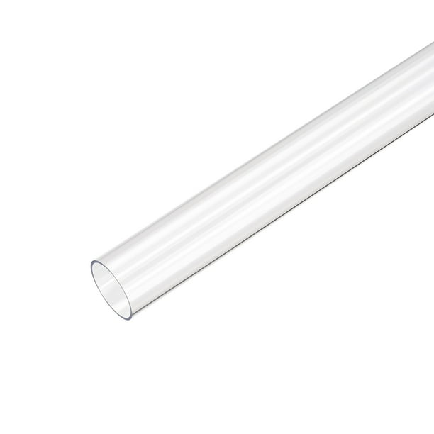 Tubo Redondo Rígido Claro de PVC Uxcell 1/2-pulgada OD x 1.6ft