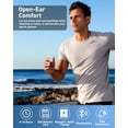 thumbnail image 4 of Auriculares de natación de conducción ósea bajo el agua, IPX8 impermeables Bluetooth 5.4 auriculares abiertos con memoria MP3 de 32 G para natación, correr, ciclismo y más actividades, 4 of 5