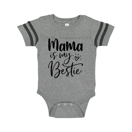 

Inktastic Mama Is My Bestie Gift Baby Boy or Baby Girl Bodysuit