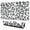 White and Gray, variant on Long Mouse Pads for Desk,White and Blue Of Leopard Print Desk Mats on Top Of Desks, Desk Mouse Pad Extra Large with 3mm Non-Slip Base and Stitched Edge for Gaming,Office,Work,Home 47.3"x23.6"
