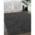 thumbnail image 3 of Ahgly Company Machine Washable Indoor Rectangle Transitional Charcoal Black Area Rugs, 4' x 6', 3 of 7