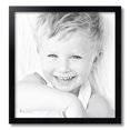 thumbnail image 2 of ArtToFrames 19" x 20" Satin Black Picture Frame, 19x20 inch Black Wood Poster Frame (WOM-1451), 2 of 8