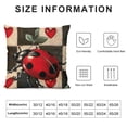 thumbnail image 5 of PHYHOO Hello Valentine Love Decorative Throw Pillow Covers, Red Mushroom Black White Buffalo Plaid Check Cushion Case Decor, Anniversary Wedding Farmhouse Home Sofa Decoration White, 5 of 5