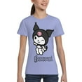 thumbnail image 4 of Sanrio Kuromi Kids T-Shirt 3d Printed Graphic T-Shirts Boys And Girls Short Sleeve Shirts For Youth Kids X-Small, 4 of 6