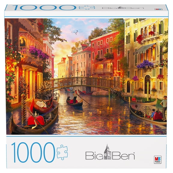 1000-Piece Big Ben Jigsaw Puzzle, Sunset