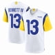 thumbnail image 1 of Camiseta de fútbol americano Stetson Bennett n.° 13 de para hombre, color blanco, 1 of 2