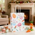 thumbnail image 5 of 12pcs Easter Gift Bag - Bunny Egg Themed Breathable Soft Linen Drawstring Bag, Festive Pastel Accent Treat & Candy Carrier, Double-Stitched Durable Eco-Friendly Reusable Bag for Easter Hunts, C, 5 of 5