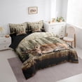 thumbnail image 3 of Castle Fairy Safari Deer Bedding Comforter Set,Jungle Animal King Bedding Sets, 3 of 8