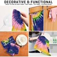 thumbnail image 7 of Dreamtimes Colorful Psychedelic Tie Dye Swirl Kitchen Towel, Dish Towels Quick Drying Tea Towels Absorbent Hand Towels for Kitchen Sink Dinner Table 28 x 18 Inches, Set of 4, 7 of 7