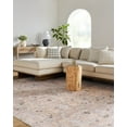 thumbnail image 2 of My Texas House Washable Everly Cream 7'6" x 9'5" Washable Area Rug, 2 of 7