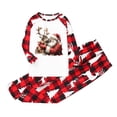 thumbnail image 3 of Your-Sty Family Christmas Pajamas Matching Sets Women Men Pjs Long Sleeve Holiday Santa Claus and Elk Print Sleepwear Gifts, 3 of 8