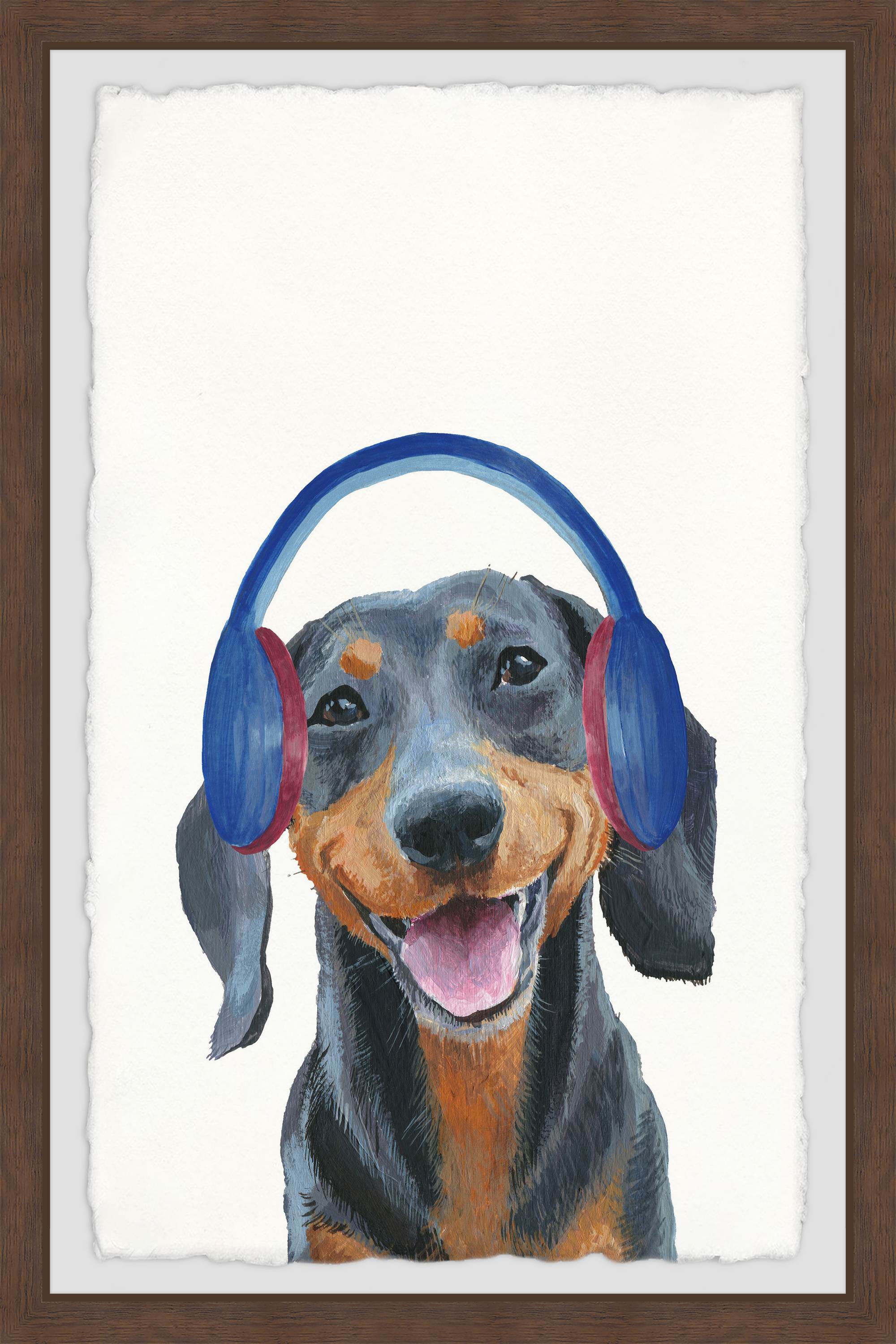 Marmont Hill "Music Lover" Framed Painting Art Print, 20.00" x 1.50"