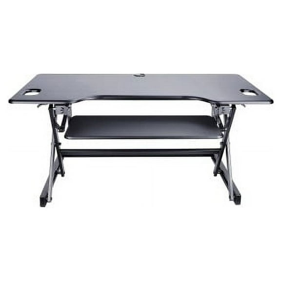 Lorell Desk Riser Adjustable 45 lb Cap 46"x24"x20" Black 82013